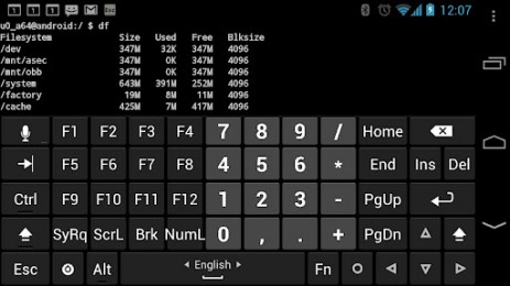 Hackers Keyboard - классическая клавиатура | Android