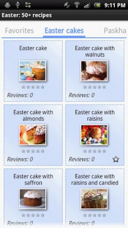 Пасха: 50+ рецептов | Android