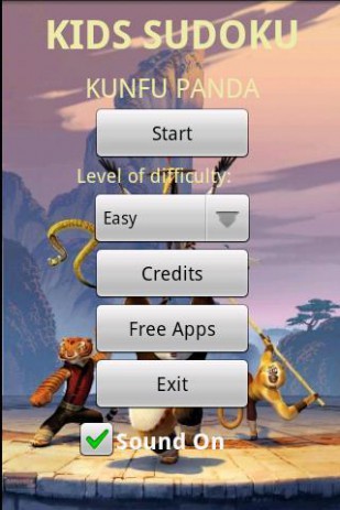Kids Sudoku Kun Fu Panda - судоку для детей | Android