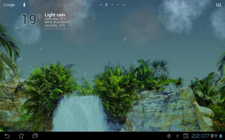 True Weather Waterfalls - обои "водопады" | Android