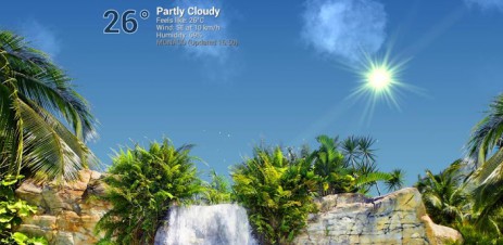 True Weather Waterfalls - обои "водопады" | Android
