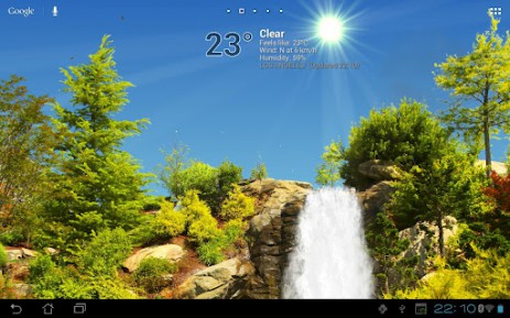 True Weather Waterfalls - обои "водопады" | Android