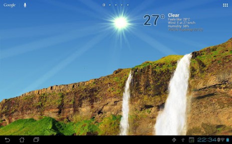 True Weather Waterfalls - обои "водопады" | Android