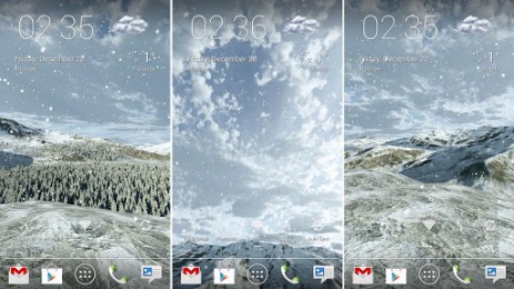 Winter Lands 3D Live Wallpaper - обои "Зимний мир" | Android