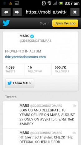 30 Seconds to Mars Lite | Android