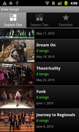 Glee Songs | Android