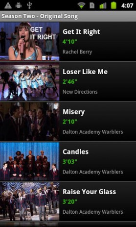 Glee Songs | Android