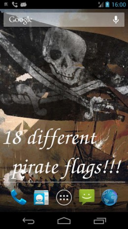 Pirate Flag - обои "пиратский флаг" | Android
