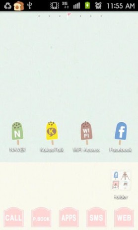 Pepe-icecream go launcher | Android