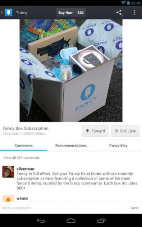 Fancy | Android