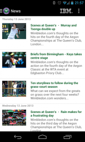 The Championships, Wimbledon | Android