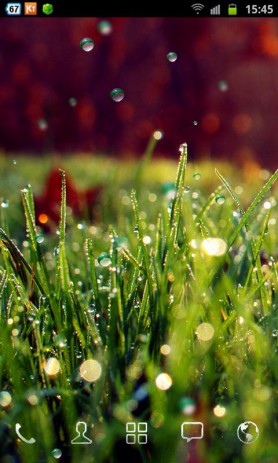Galaxy S4 Rain n Grass LWP | Android