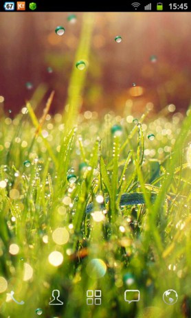 Galaxy S4 Rain n Grass LWP | Android