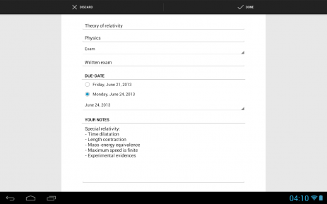 Timetable | Android