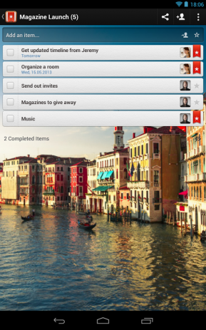Wunderlist - To-do & Task List | Android