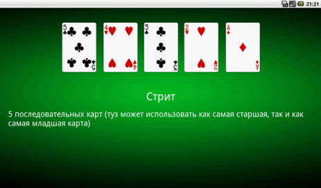 Покерные Комбинации | Android