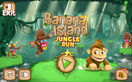 Банановый остров. Обезьяна Бегущий Игры Бегалки | Android