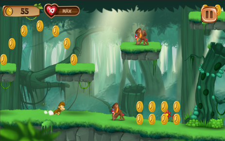 Банановый остров. Обезьяна Бегущий Игры Бегалки | Android