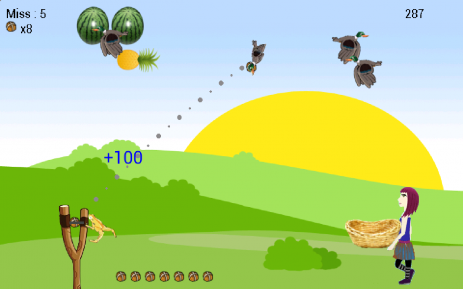 Shoot Girl's Fruits : Gulel | Android
