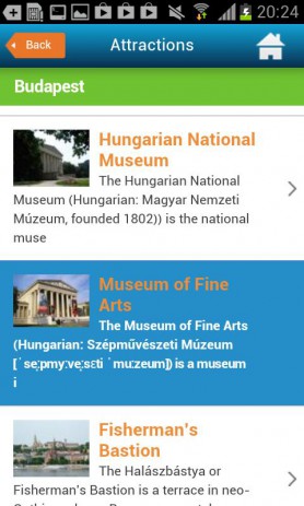 Будапешт. гид гостиницы погода | Android