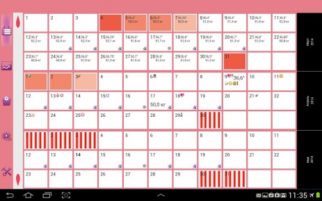 WomanLog календарь | Android