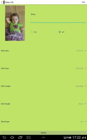 WomanLog Baby календарь | Android