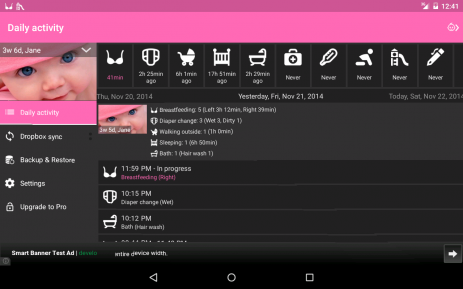 Baby Daybook - daily tracker | Android