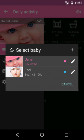 Baby Daybook - daily tracker | Android
