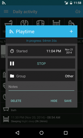 Baby Daybook - daily tracker | Android