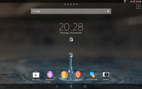Xperia™ Blue Water Theme | Android