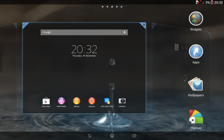 Xperia™ Blue Water Theme | Android