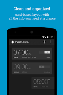 Puzzle Alarm Clock | Android