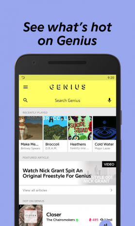 Genius — Song Lyrics & More | Android
