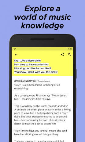 Genius — Song Lyrics & More | Android