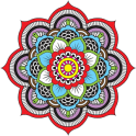 Mandala coloring pages 2 - icon