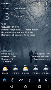 Прозрачные часы и погода | Android
