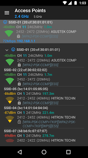 WiFiAnalyzer (open-source) | Android