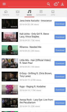 Vidmate - HD Video Downloader & Live TV | Android