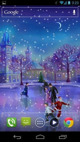 Christmas Rink Live Wallpaper – Рождественский каток | Android