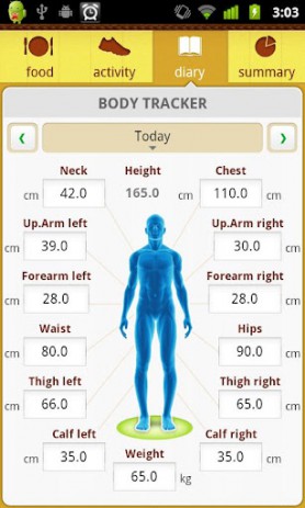Счетчик калорий | Android