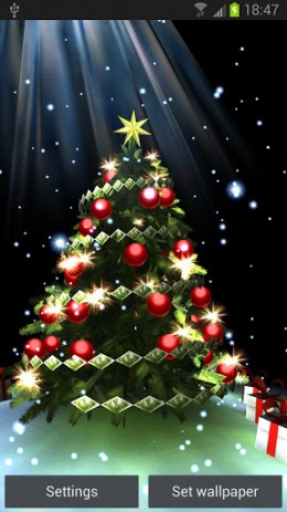 Christmas Tree 3D - рождественская елка в 3D | Android