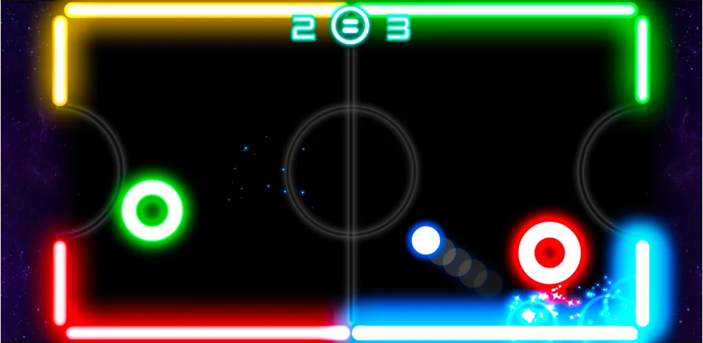 Glow Hockey 游戏 Android 封面艺术