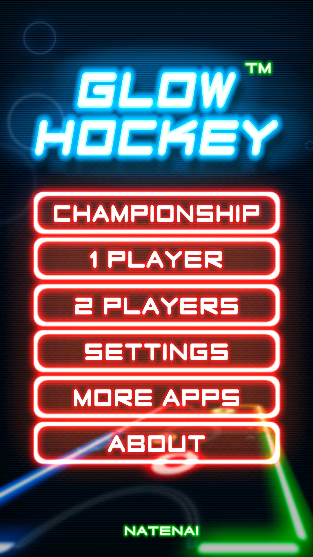 Glow Hockey 截图 6