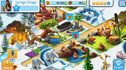 Snímek obrazovky Ice Age Village 1