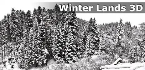 Poster Winter Lands 3D Live Wallpaper