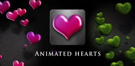 Poster Hearts Live Wallpaper FREE