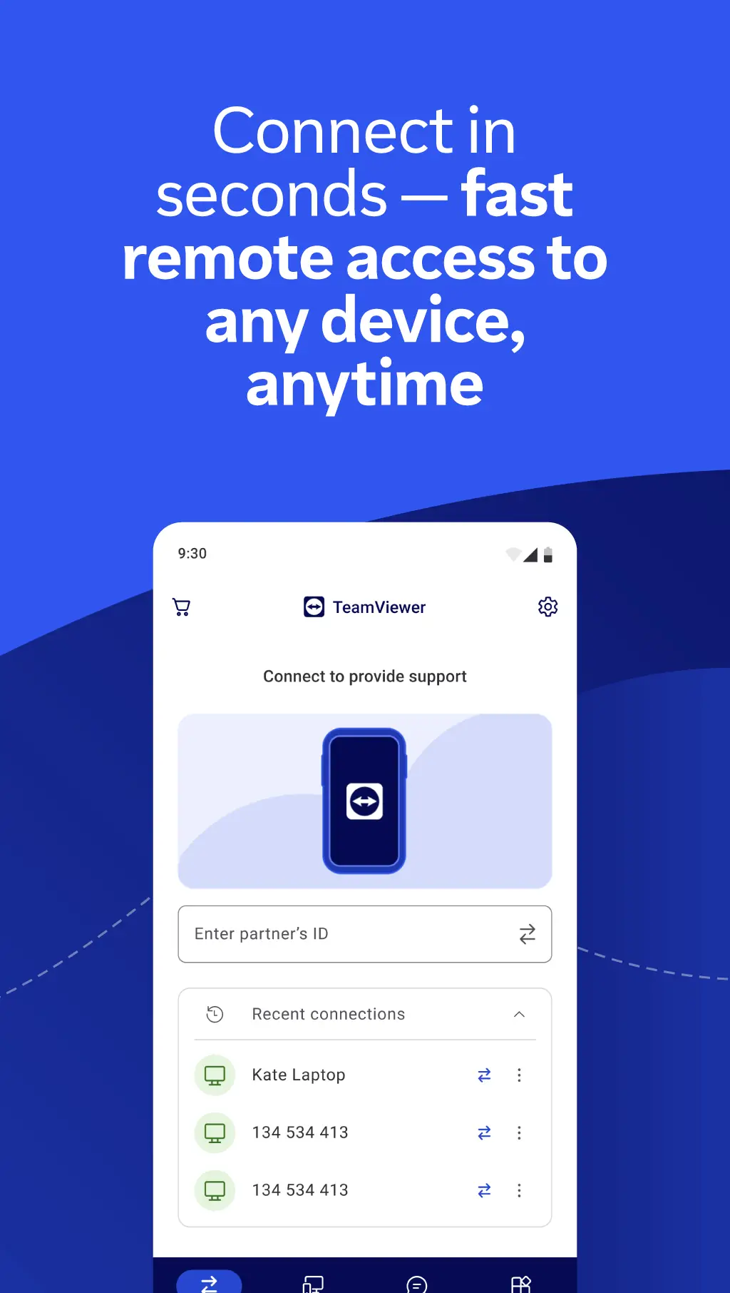 Captura de tela TeamViewer Remote Control 2