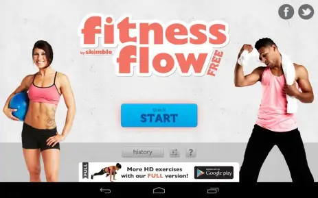 Poster Fitness Flow FREE
