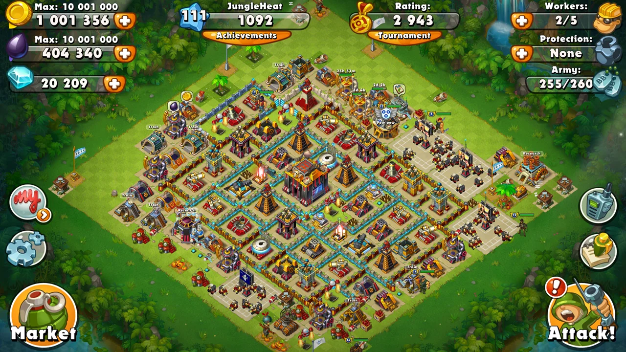 Jungle Heat: War of Clans képernyőkép 6