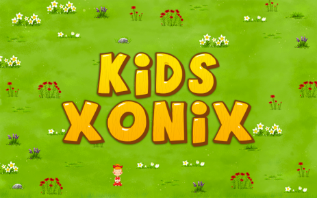 Poster Kids Xonix Game Poster Kids Xonix Game